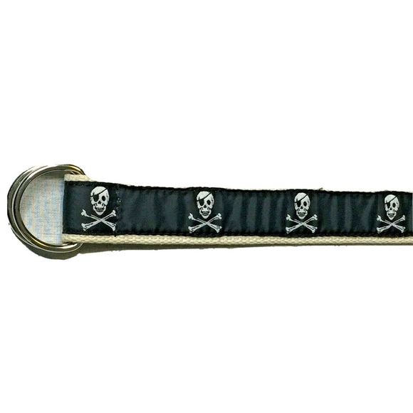 Eliza B Skull Cross Bone Black Belt S - Picture 3 of 7